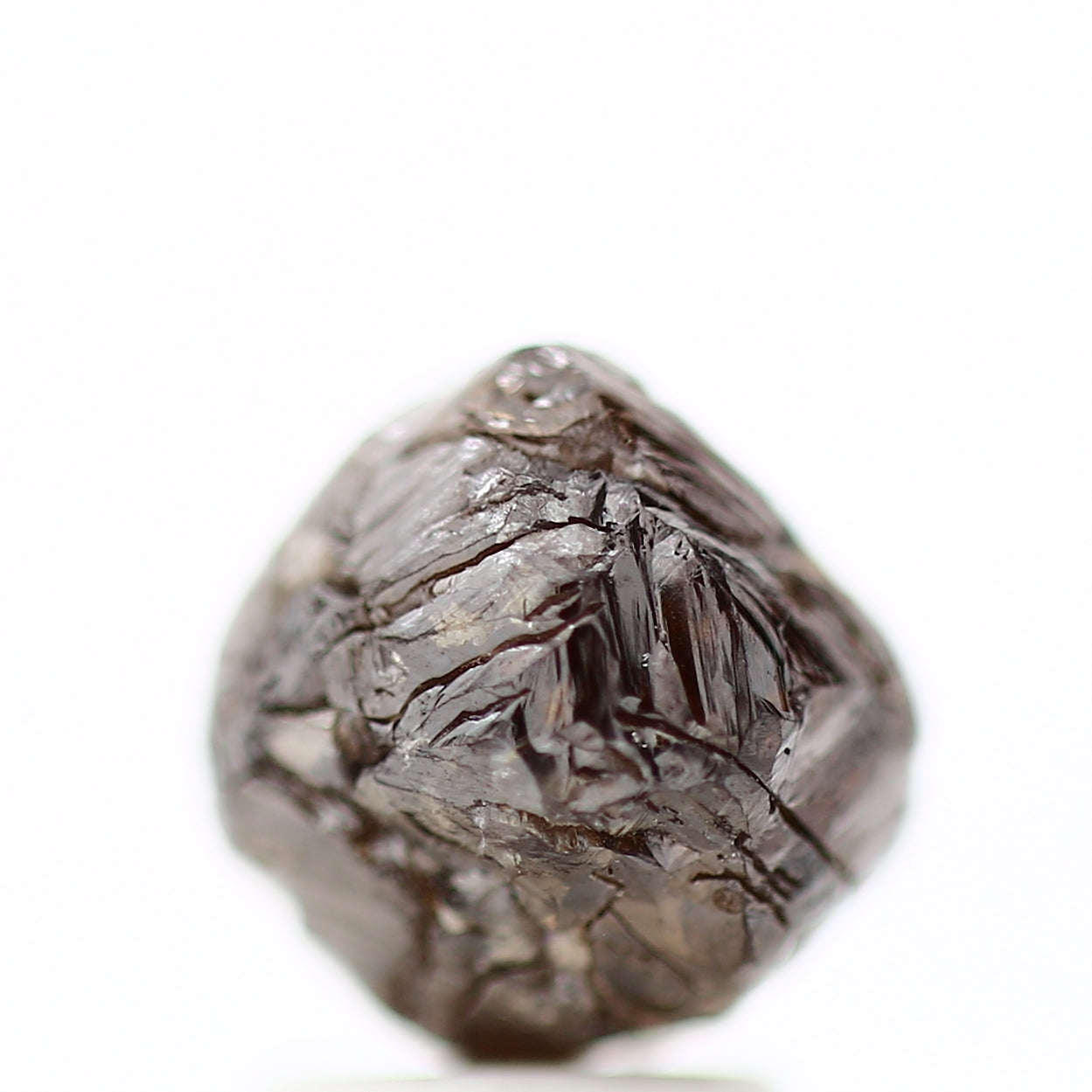 Rough Natural Uncut Diamond Chocolate Brown 3.83 Carat Raw Diamond for Engagement Ring SDM11048